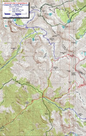 Sangre-De-Cristo Crestone West Map at 1:24,000 scale.